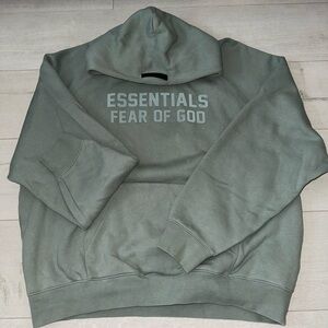 Essentials Sage Green Hoodie